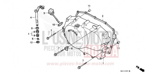 RIGHT CRANKCASE COVER VT600CP de 1993